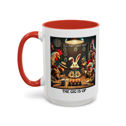 The Gig Is Up - Easter Accent Coffee Mug