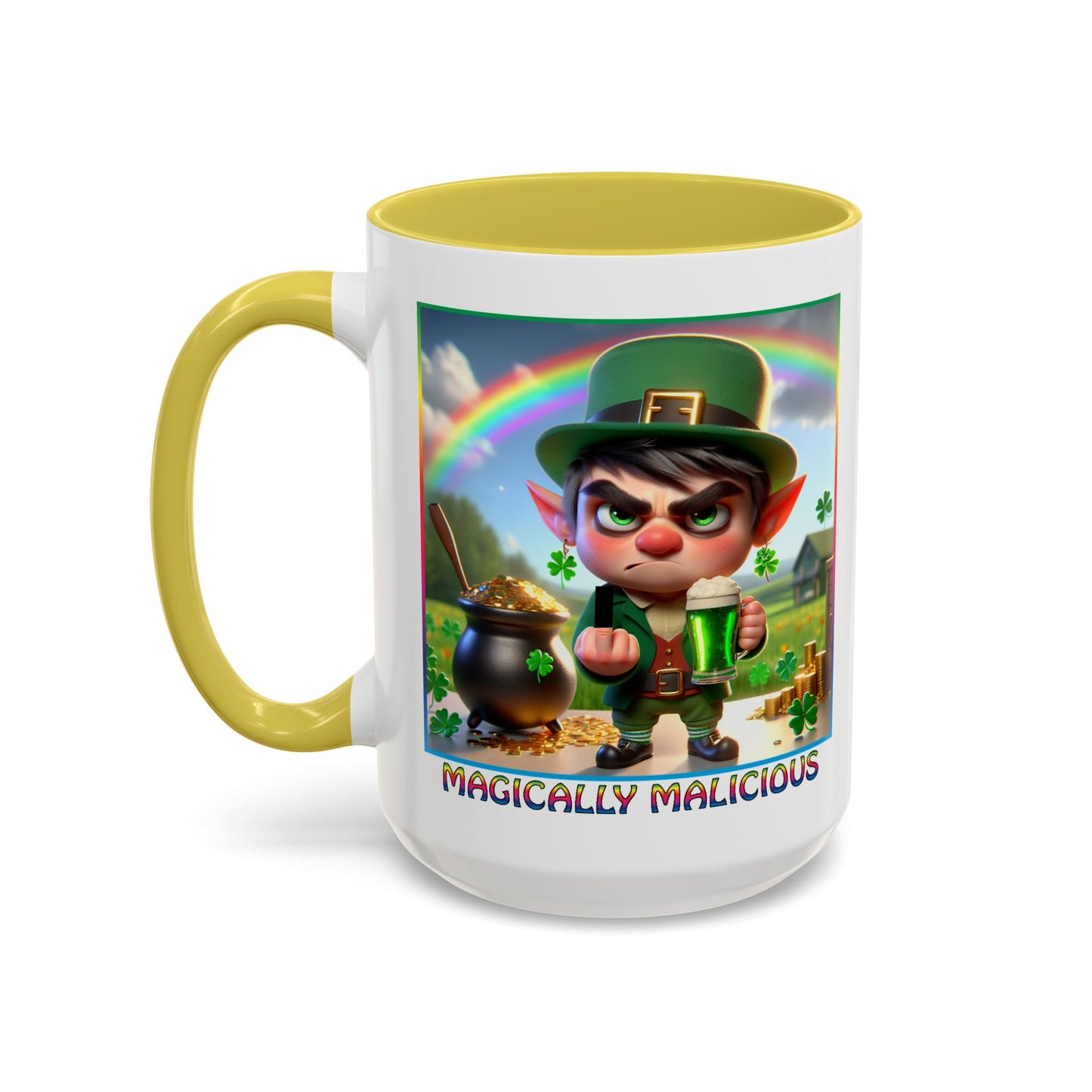 Magically Malicious St. Patrick's Day Mug - Colorful 11oz & 15oz Coffee Mugs