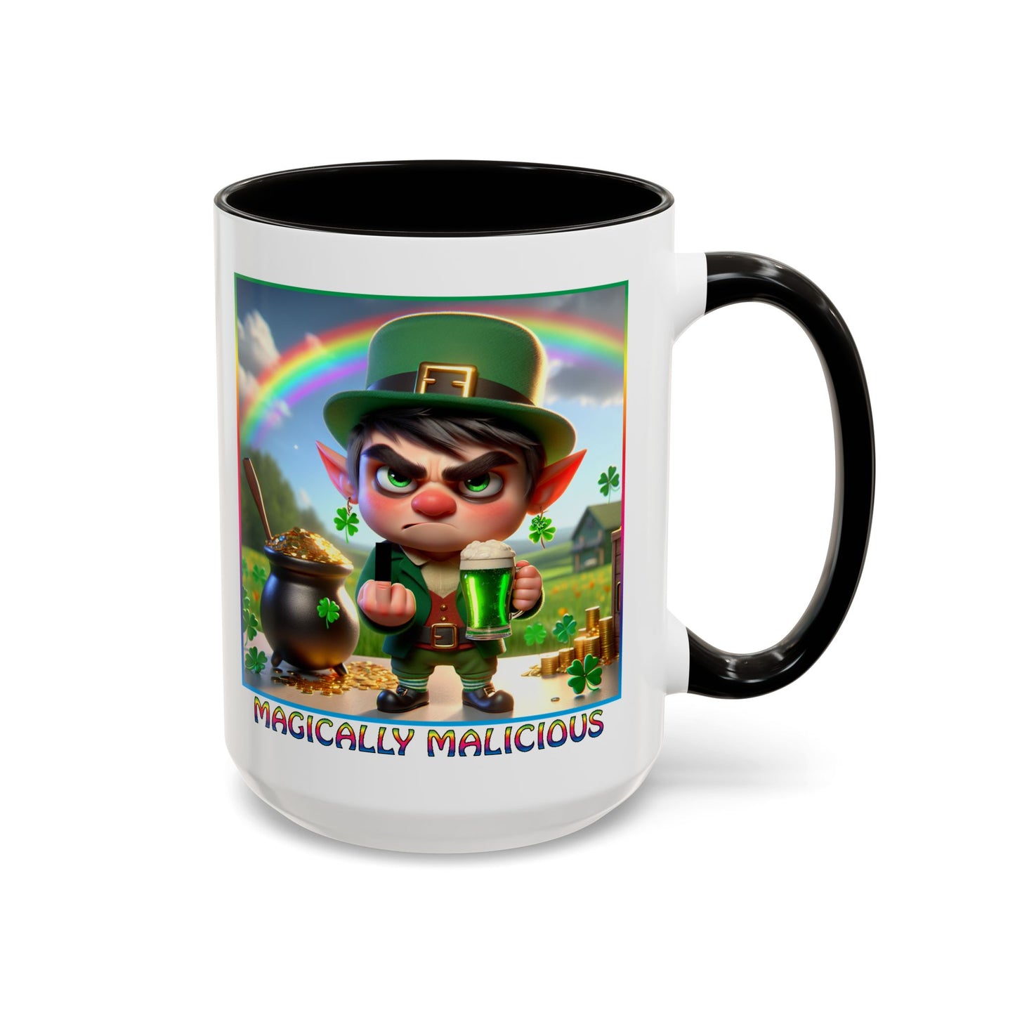 Magically Malicious St. Patrick's Day Mug - Colorful 11oz & 15oz Coffee Mugs