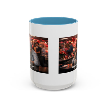 Cupid Missed… Again Funny Valentine Office Party Coffee Mug | Anti-Valentine Humorous Work Mug