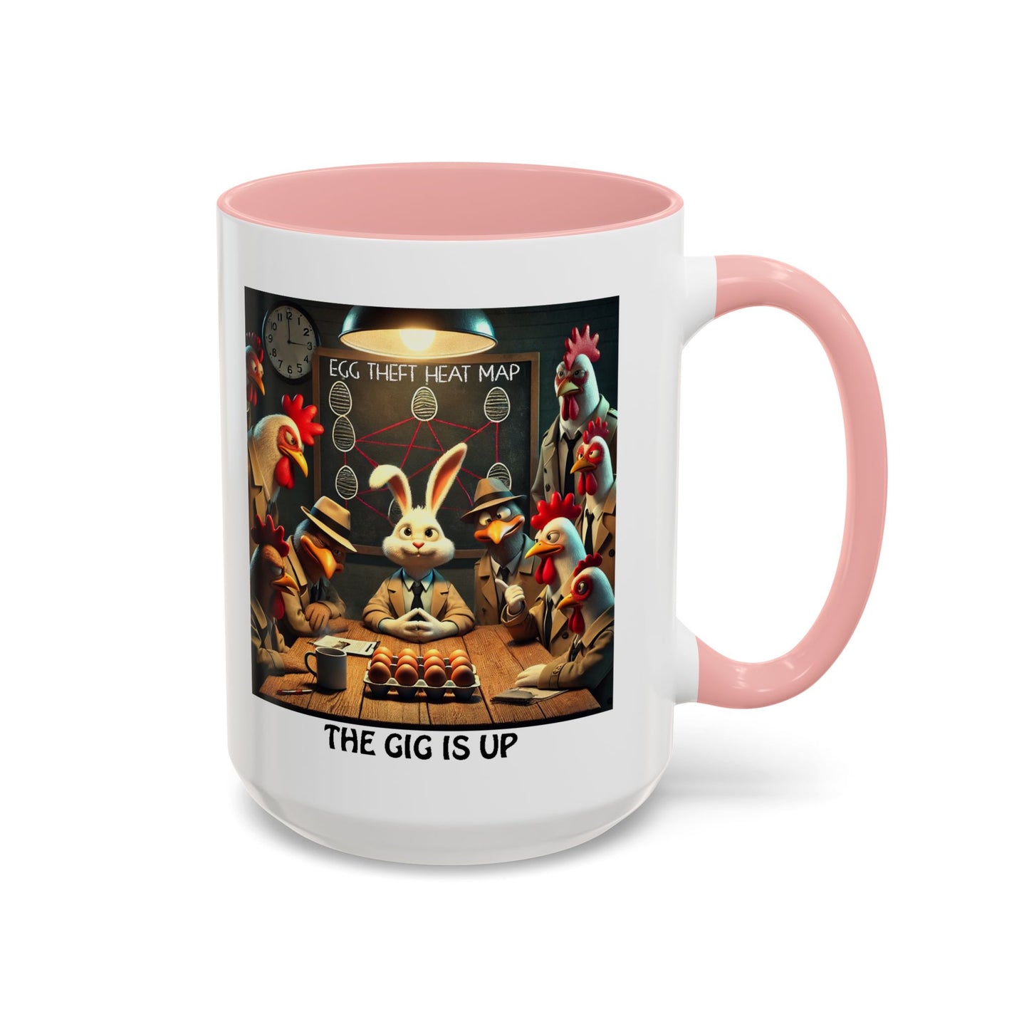 The Gig Is Up - Easter Accent Coffee Mug