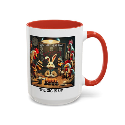 The Gig Is Up - Easter Accent Coffee Mug
