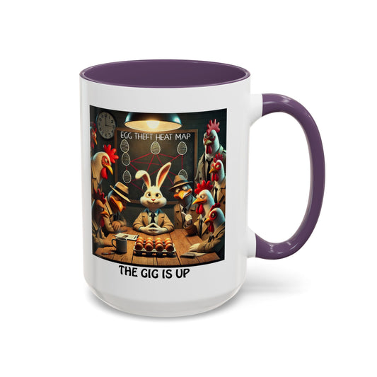 The Gig Is Up - Easter Accent Coffee Mug