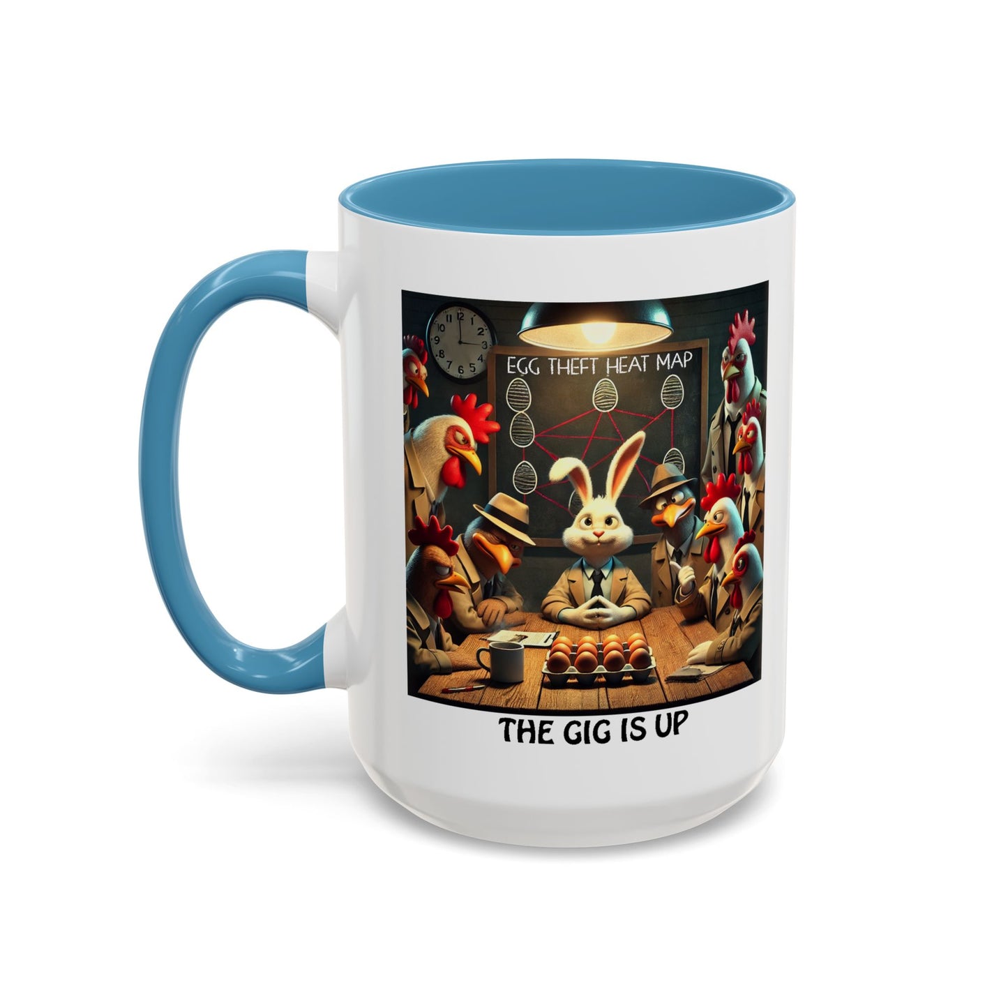The Gig Is Up - Easter Accent Coffee Mug