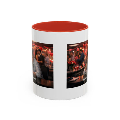 Cupid Missed… Again Funny Valentine Office Party Coffee Mug | Anti-Valentine Humorous Work Mug