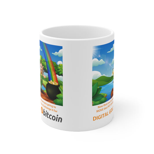 Pot of Gold for Bitcoin Digital Gold St. Patrick's Day Coffee Mug 11oz