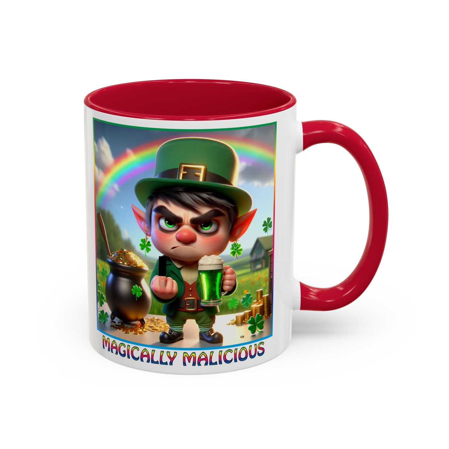 Magically Malicious St. Patrick's Day Mug - Colorful 11oz & 15oz Coffee Mugs