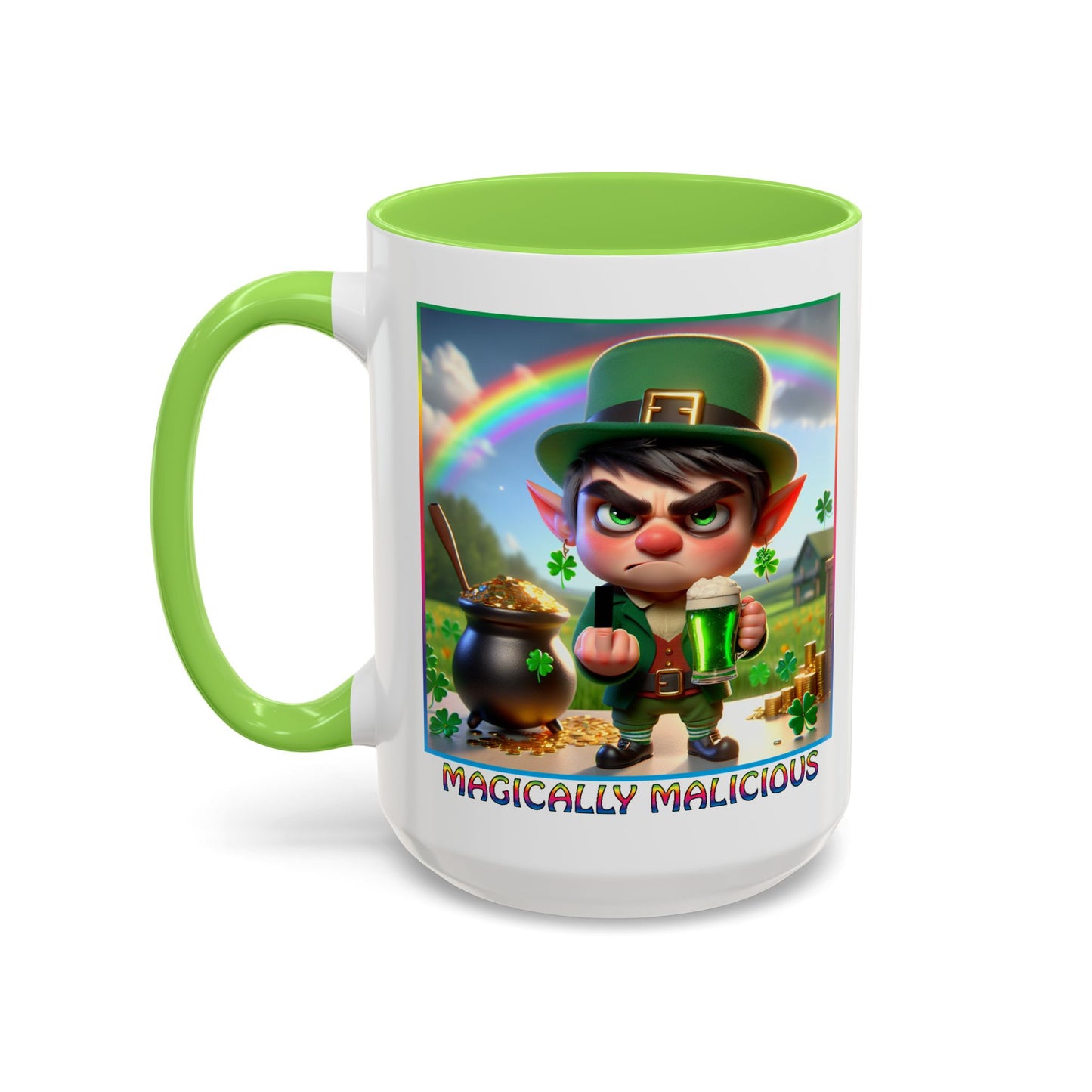 Magically Malicious St. Patrick's Day Mug - Colorful 11oz & 15oz Coffee Mugs
