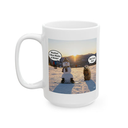 "Not Cool, Bro" – The Groundhog Day Rivalry Mug" (11oz/15oz)