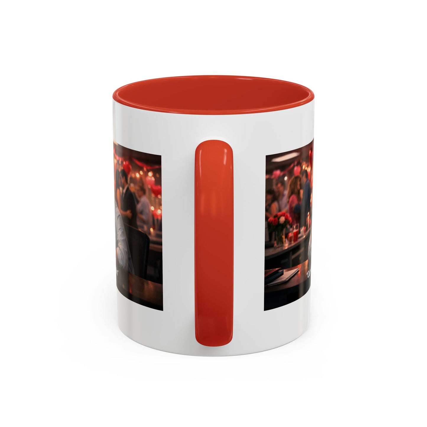 Cupid Missed… Again Funny Valentine Office Party Coffee Mug | Anti-Valentine Humorous Work Mug