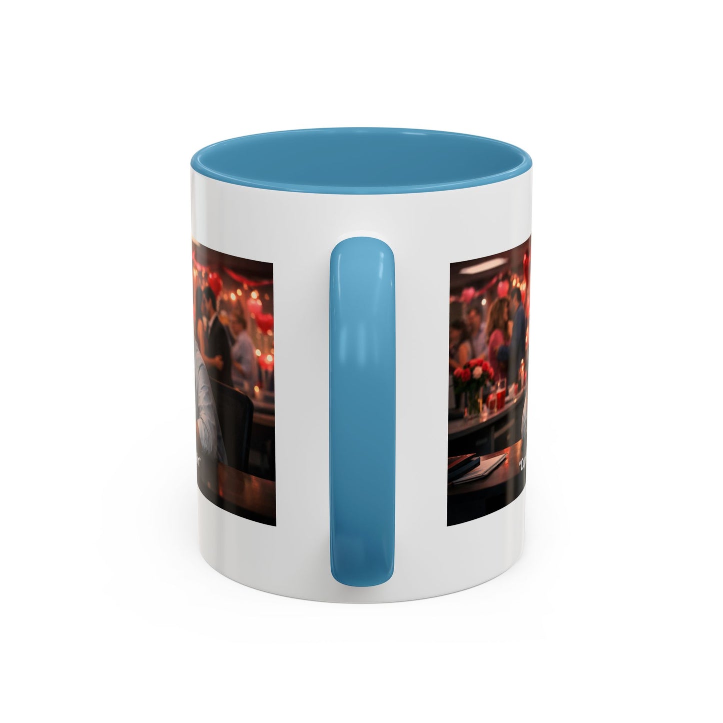 Cupid Missed… Again Funny Valentine Office Party Coffee Mug | Anti-Valentine Humorous Work Mug