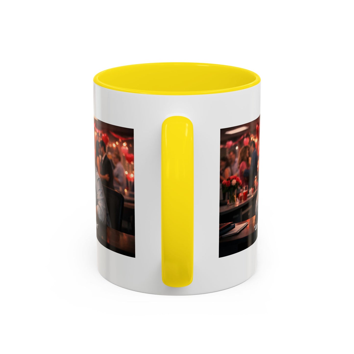 Cupid Missed… Again Funny Valentine Office Party Coffee Mug | Anti-Valentine Humorous Work Mug