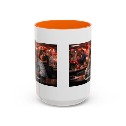 Cupid Missed… Again Funny Valentine Office Party Coffee Mug | Anti-Valentine Humorous Work Mug