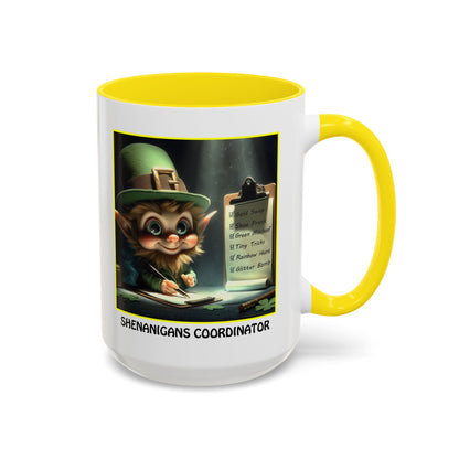 Shenanigans Coordinator St. Patrick's Day Coffee Mug