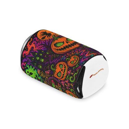 Trip or Treat - Psychedelic Halloween Beer and Soda Koozie