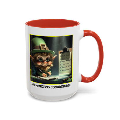 Shenanigans Coordinator St. Patrick's Day Coffee Mug