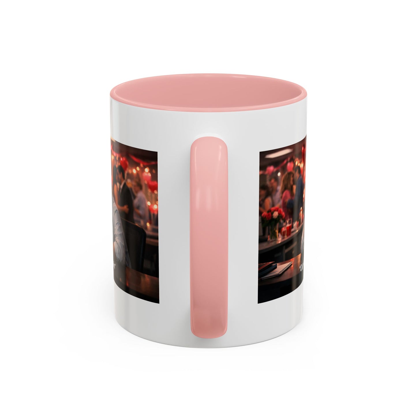 Cupid Missed… Again Funny Valentine Office Party Coffee Mug | Anti-Valentine Humorous Work Mug