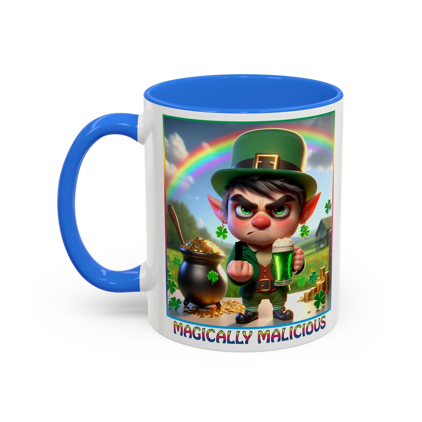 Magically Malicious St. Patrick's Day Mug - Colorful 11oz & 15oz Coffee Mugs