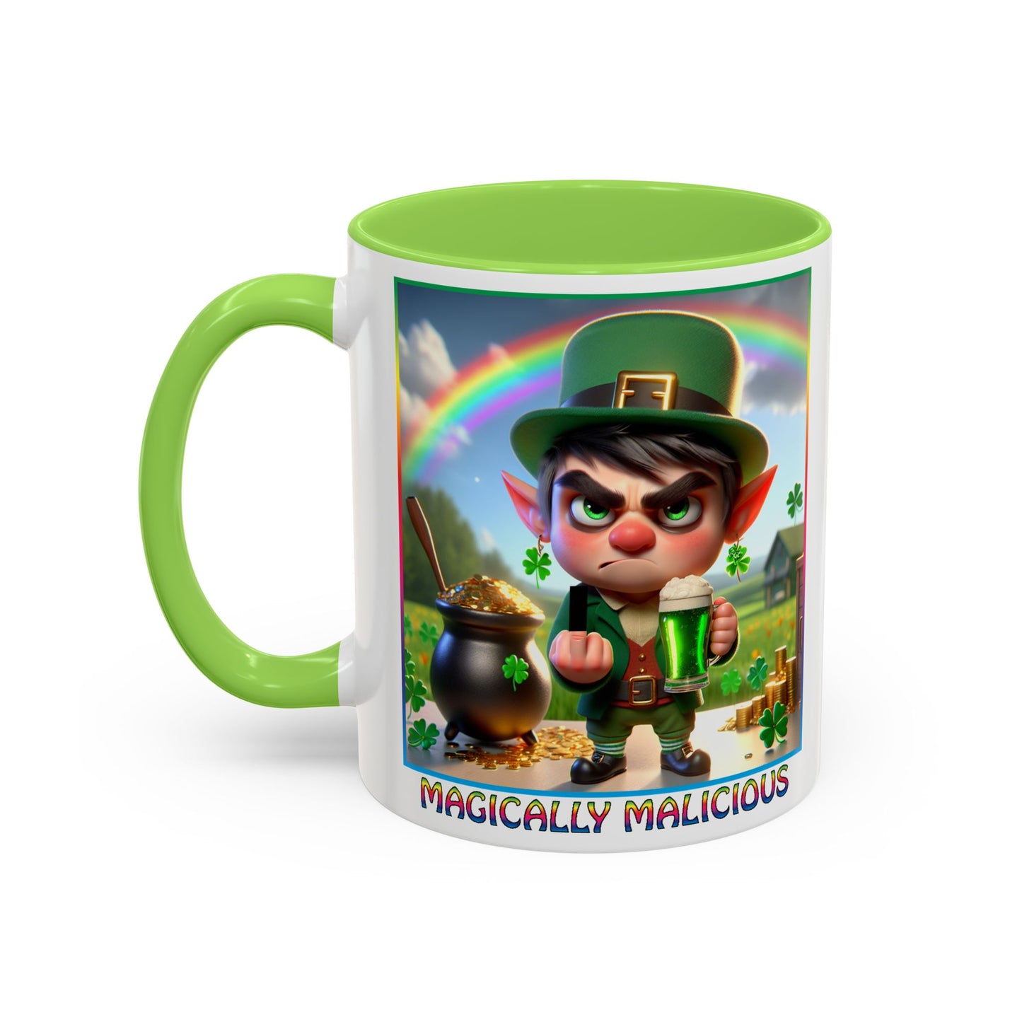 Magically Malicious St. Patrick's Day Mug - Colorful 11oz & 15oz Coffee Mugs