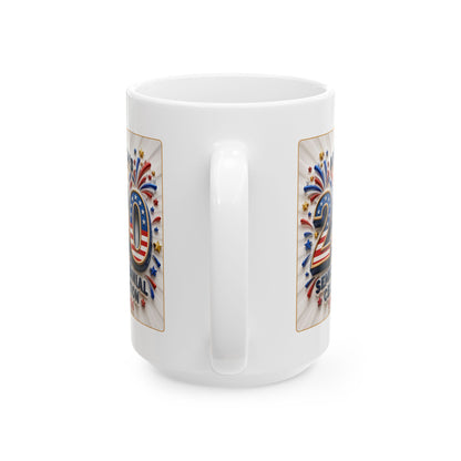 America’s Semicentennial 1776–2026 Celebration - White Coffee Mug 11oz/15oz