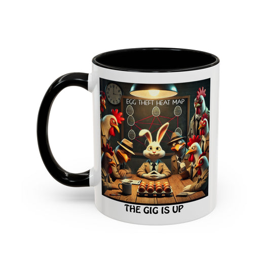 The Gig Is Up - Easter Accent Coffee Mug