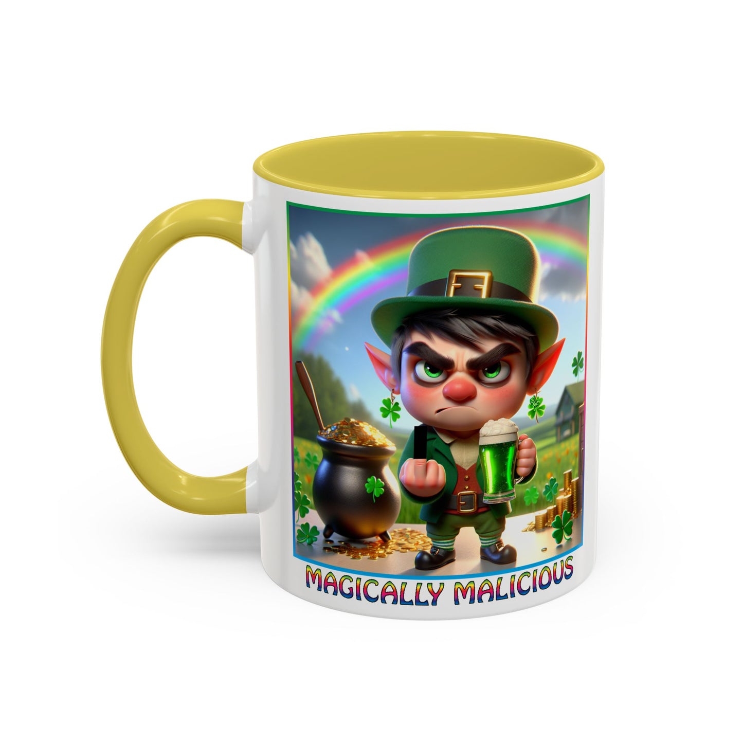 Magically Malicious St. Patrick's Day Mug - Colorful 11oz & 15oz Coffee Mugs