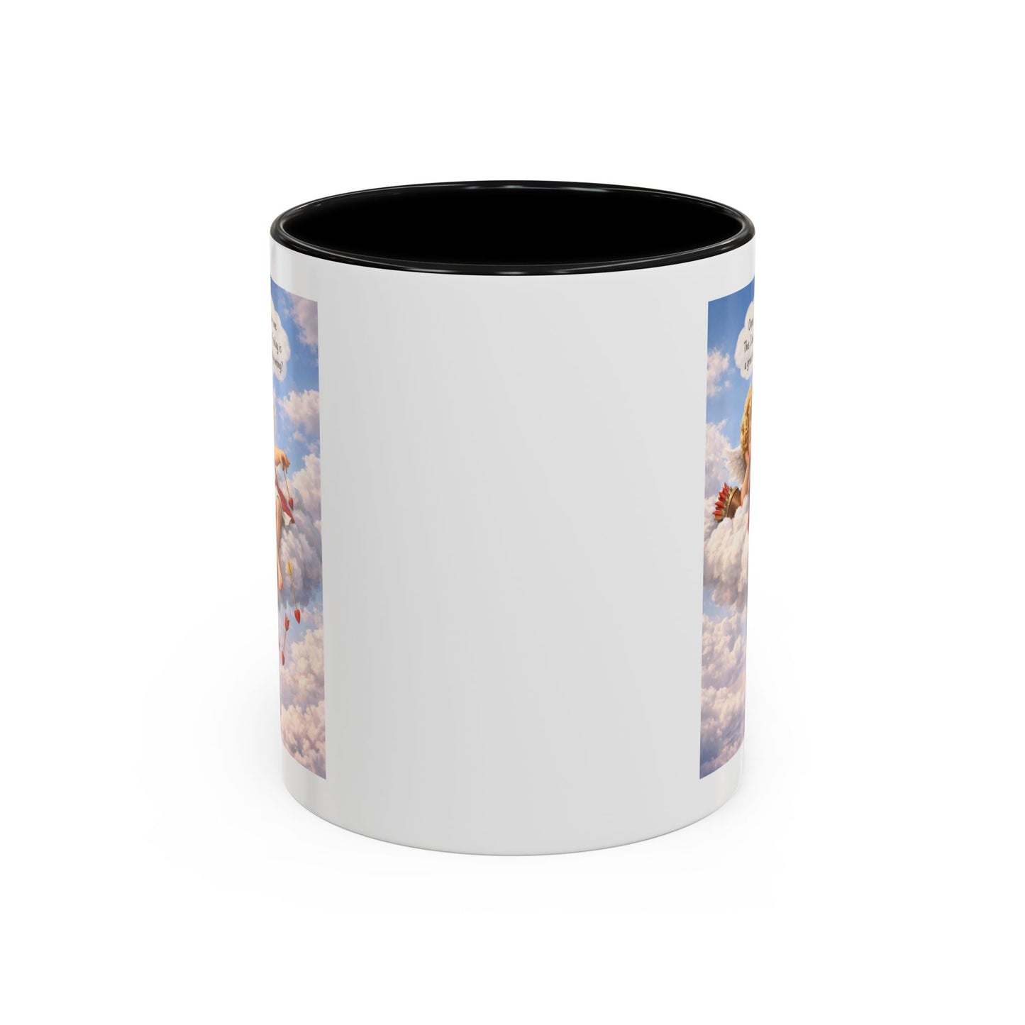 Oops, Missed Another One - Funny Cupid Coffee Mug | Casual Valentine Friday Mug | Valentine’s Day Humor Gift