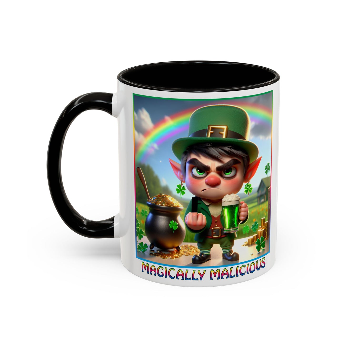 Magically Malicious St. Patrick's Day Mug - Colorful 11oz & 15oz Coffee Mugs