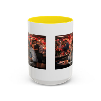 Cupid Missed… Again Funny Valentine Office Party Coffee Mug | Anti-Valentine Humorous Work Mug