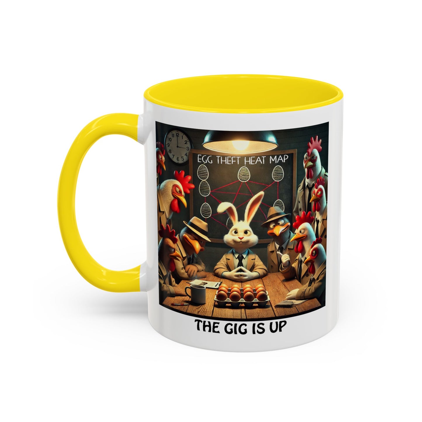 The Gig Is Up - Easter Accent Coffee Mug